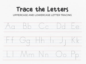 Uppercase And Lowercase Letter Tracing Worksheet Thumbnail