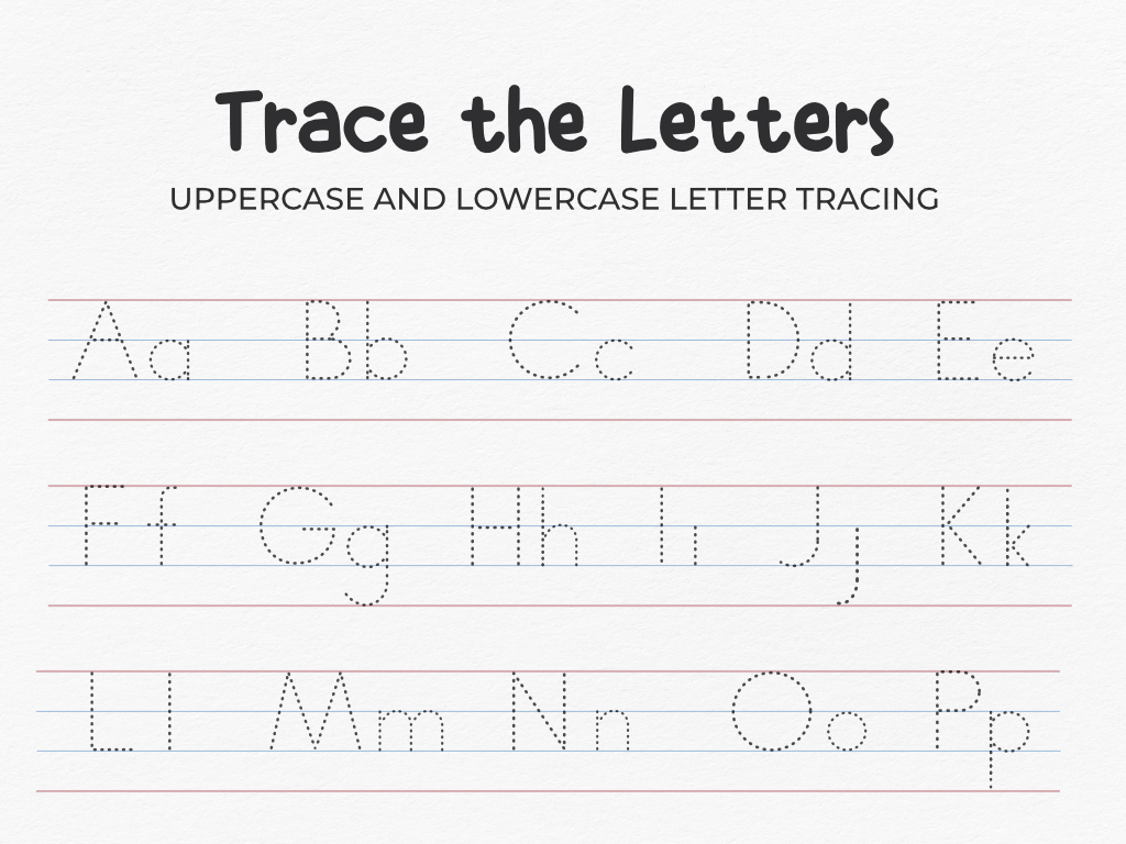 Alphabet Uppercase And Lowercase Letter Tracing PDF! A-Z