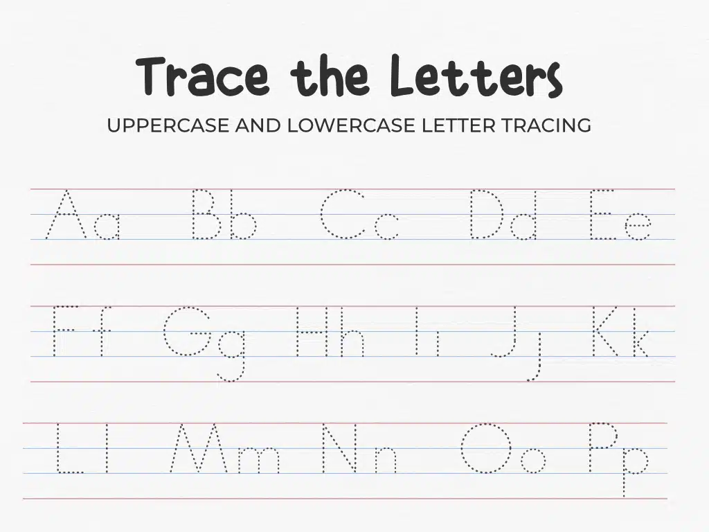 Alphabet Uppercase And Lowercase Letter Tracing PDF! A-Z 1 Uppercase And Lowercase Letter Tracing Worksheet Thumbnail