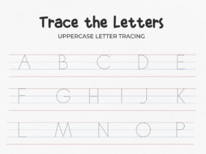 Uppercase Letter Tracing Worksheet Thumbnail