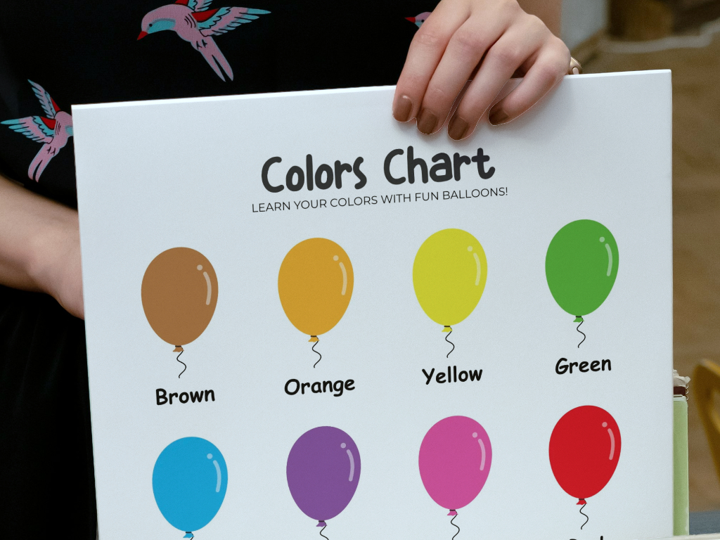 Free Printable Color Chart for Kids – Spark Early Learning with Fun Colors!