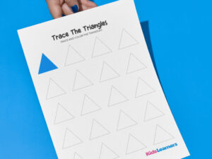 Free Triangle Tracing Worksheet