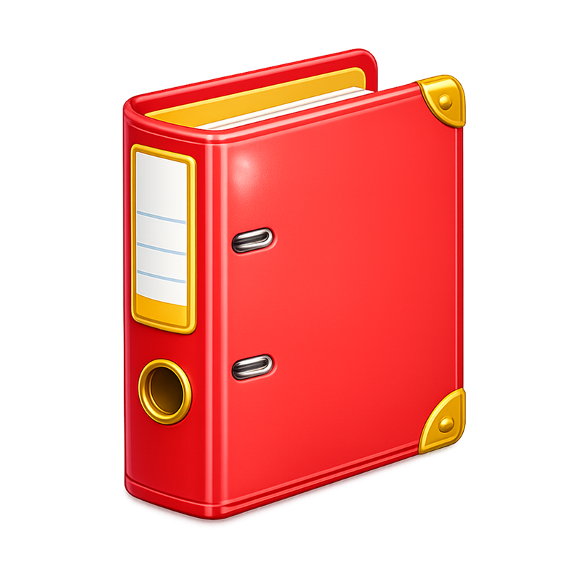 Binder Clipart