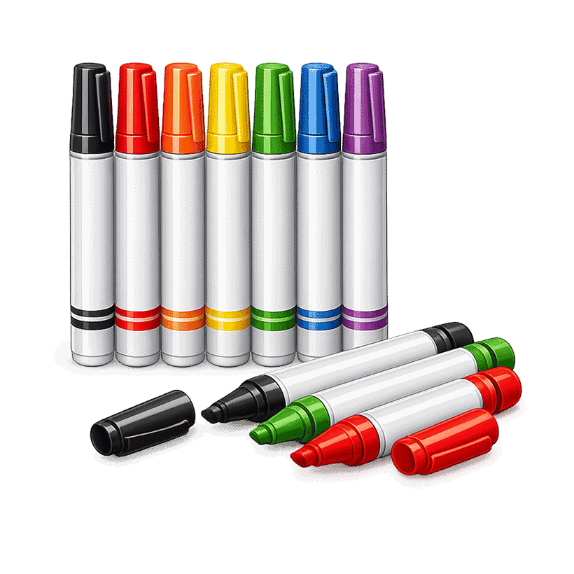 Markers Clipart